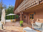 Terrasse - Natürlich. Individuell. Besonders. – Charmantes Blockhaus mit großzügigem Wohnambiente und Garten