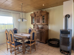Esszimmer - Familien aufgepasst – Wohnung mit Garten und tollem Ausblick in Schöneseiffen zu vermieten!